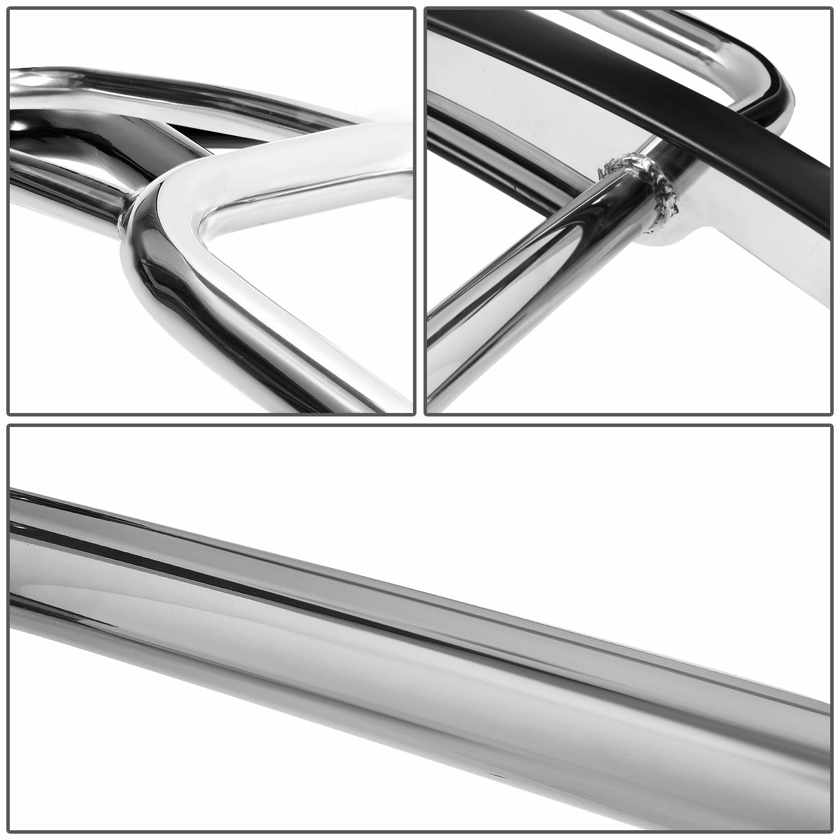 06-10 Hummer H3 H3T Factory Style Brush Grille Guard - Stainless Steel