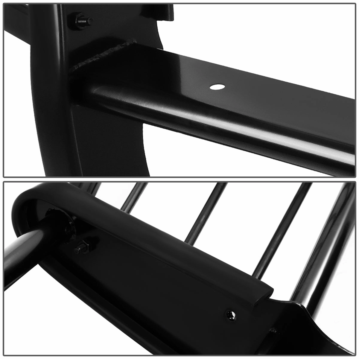 06-10 Jeep Commander Brush Grille Guard - Steel - Black