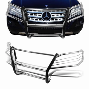 06-11 Mercedes-Benz ML320 ML350 ML450 ML500 ML550 ML63 Brush Grille Guard - Stainless Steel