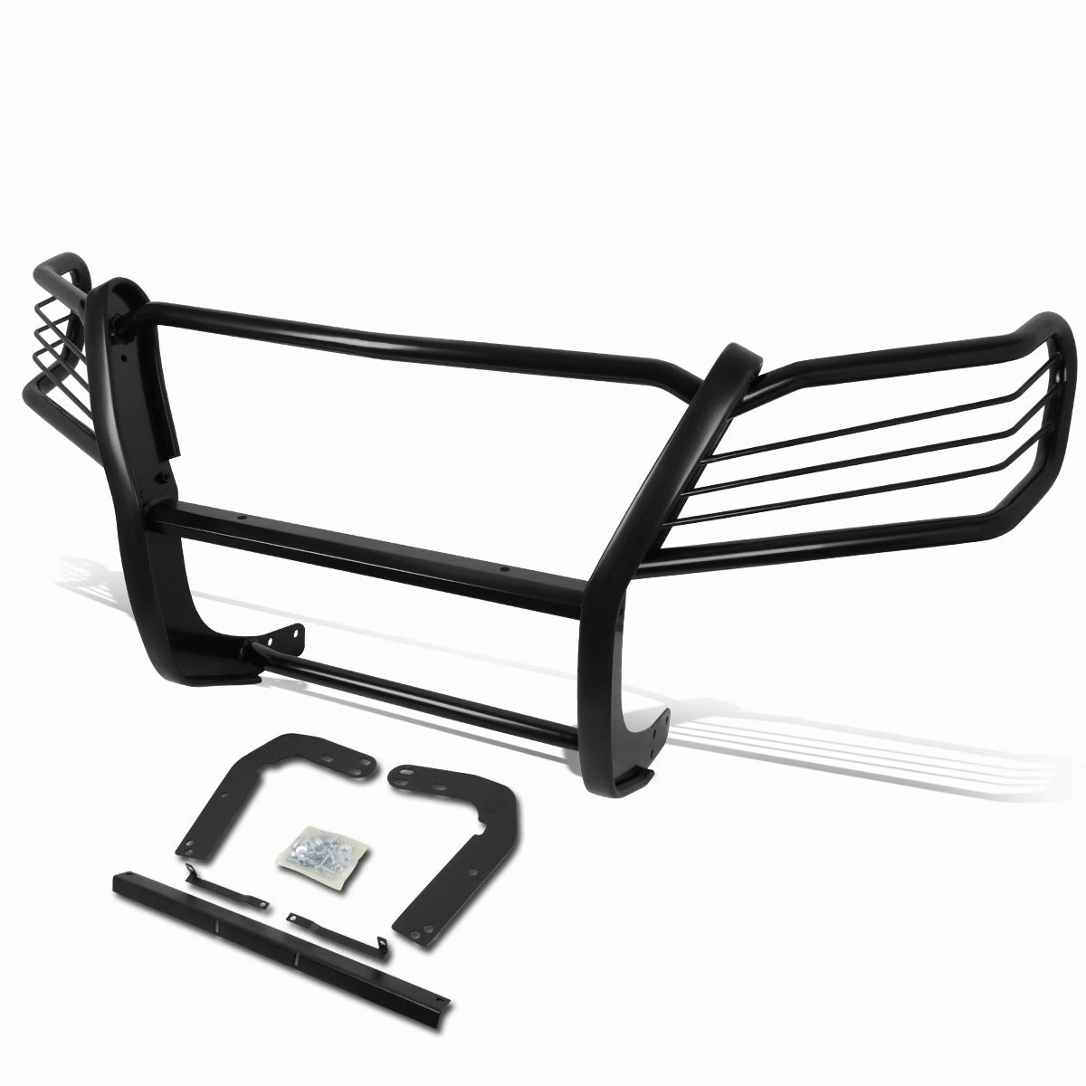 06-11 Mercedes-Benz ML320 ML350 ML450 ML500 ML550 ML63 Brush Grille Guard - Steel - Black