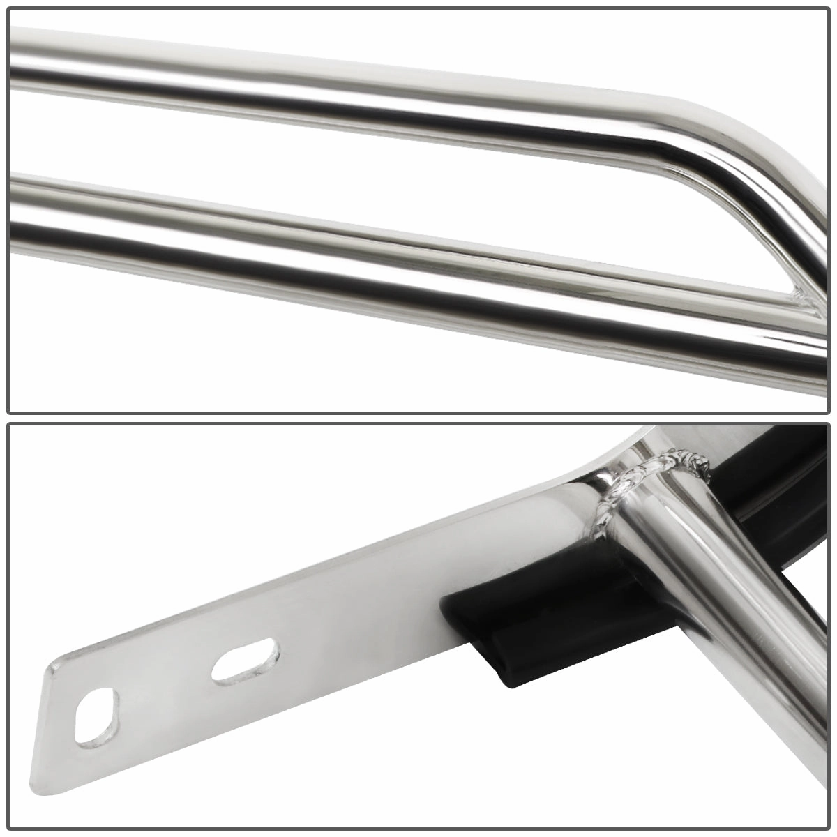 06-12 Toyota RAV4 Brush Grille Guard - Stainless Steel