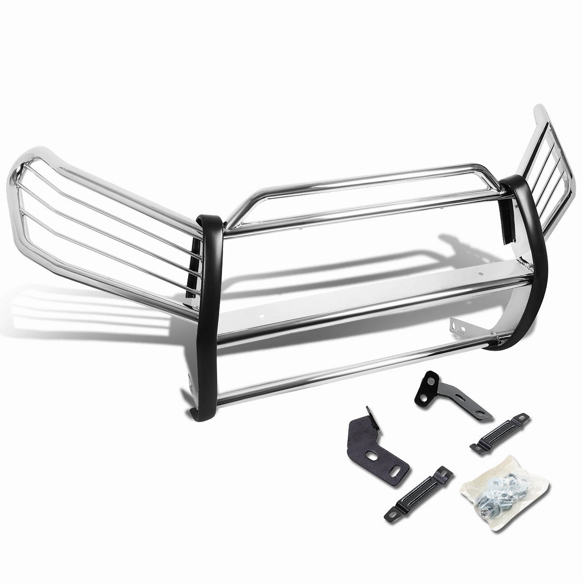 06-12 Toyota RAV4 Brush Grille Guard - Stainless Steel