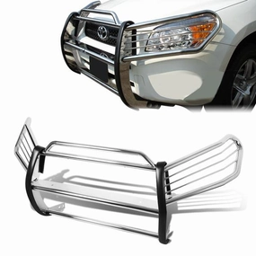 06-12 Toyota RAV4 Brush Grille Guard - Stainless Steel