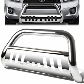 06-16 Toyota RAV4 Bull Bar w/Skid Plate - Stainless Steel