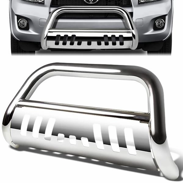 06-16 Toyota RAV4 Bull Bar w/Skid Plate - Stainless Steel
