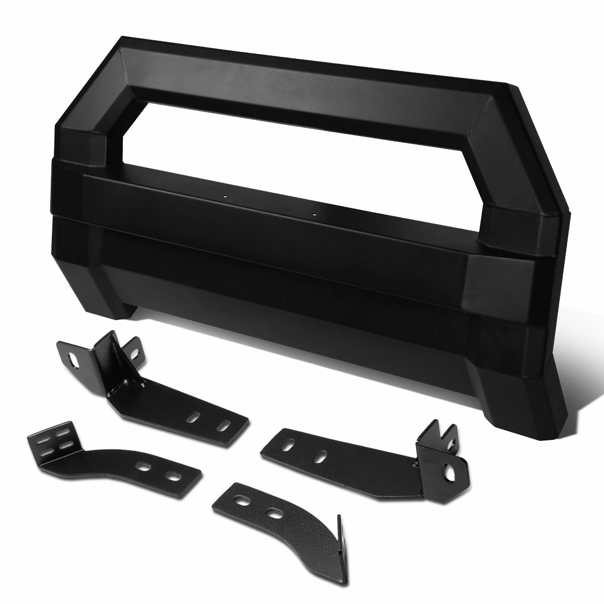 06-18 Toyota Tacoma Bull Bar w/License Plate Relocation Kit - Square Tube Style