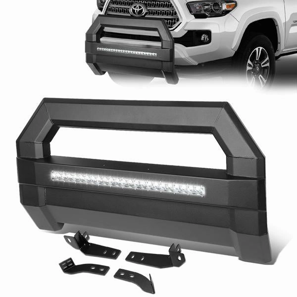 06-18 Toyota Tacoma LED Bull Bar w/License Plate Relocation Kit