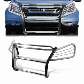 07-11 Honda CR-V Brush Grille Guard - Stainless Steel
