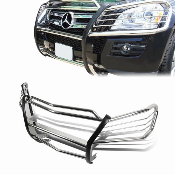 07-12 Mercedes-Benz GL320 GL350 GL450 GL500 GL550 Brush Grille Guard - Stainless Steel