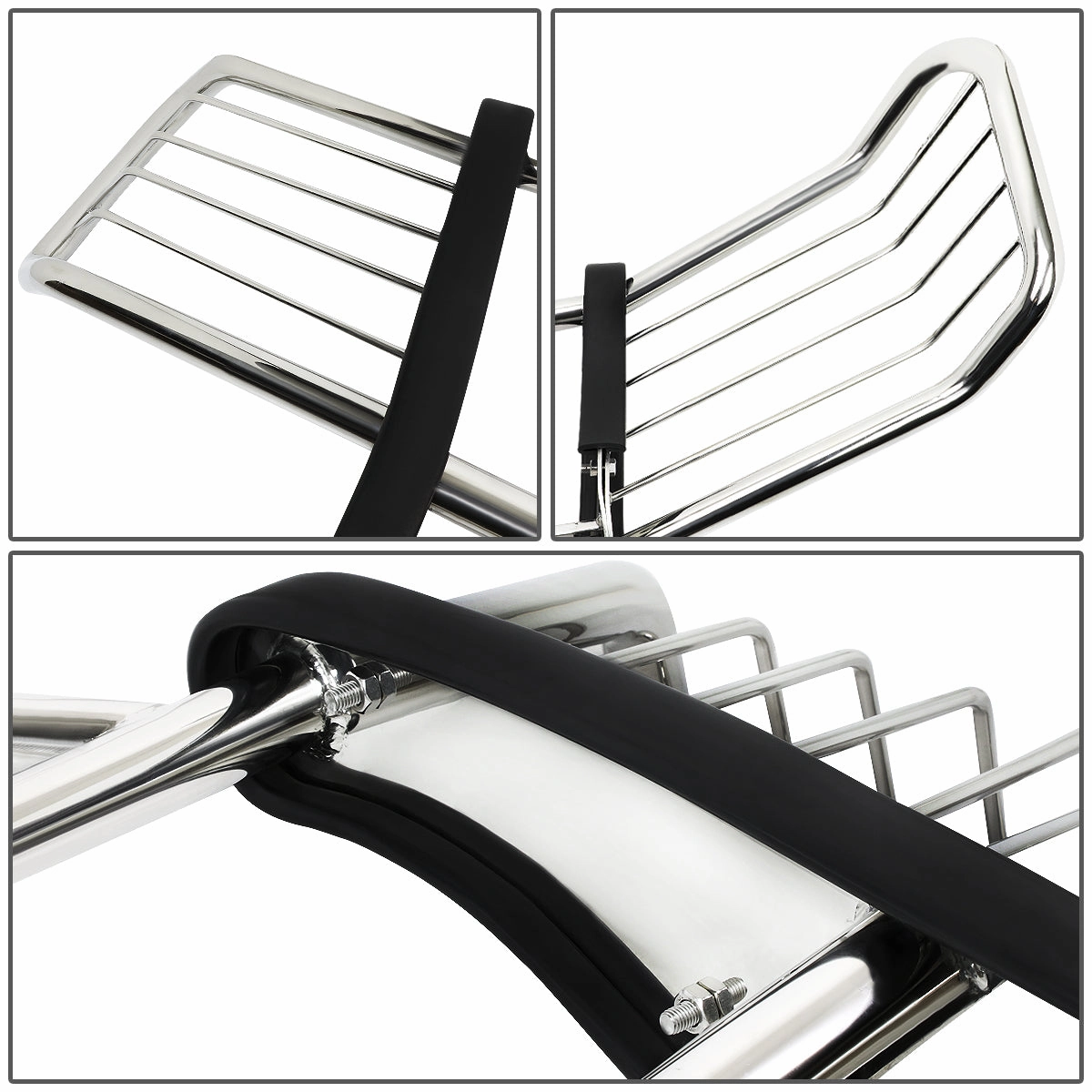 07-12 Mercedes-Benz GL320 GL350 GL450 GL500 GL550 Brush Grille Guard - Stainless Steel