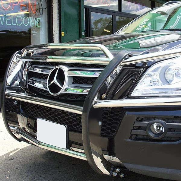 07-12 Mercedes-Benz GL320 GL350, GL450 GL500 GL550 Brush Grille Guard - Stainless Steel