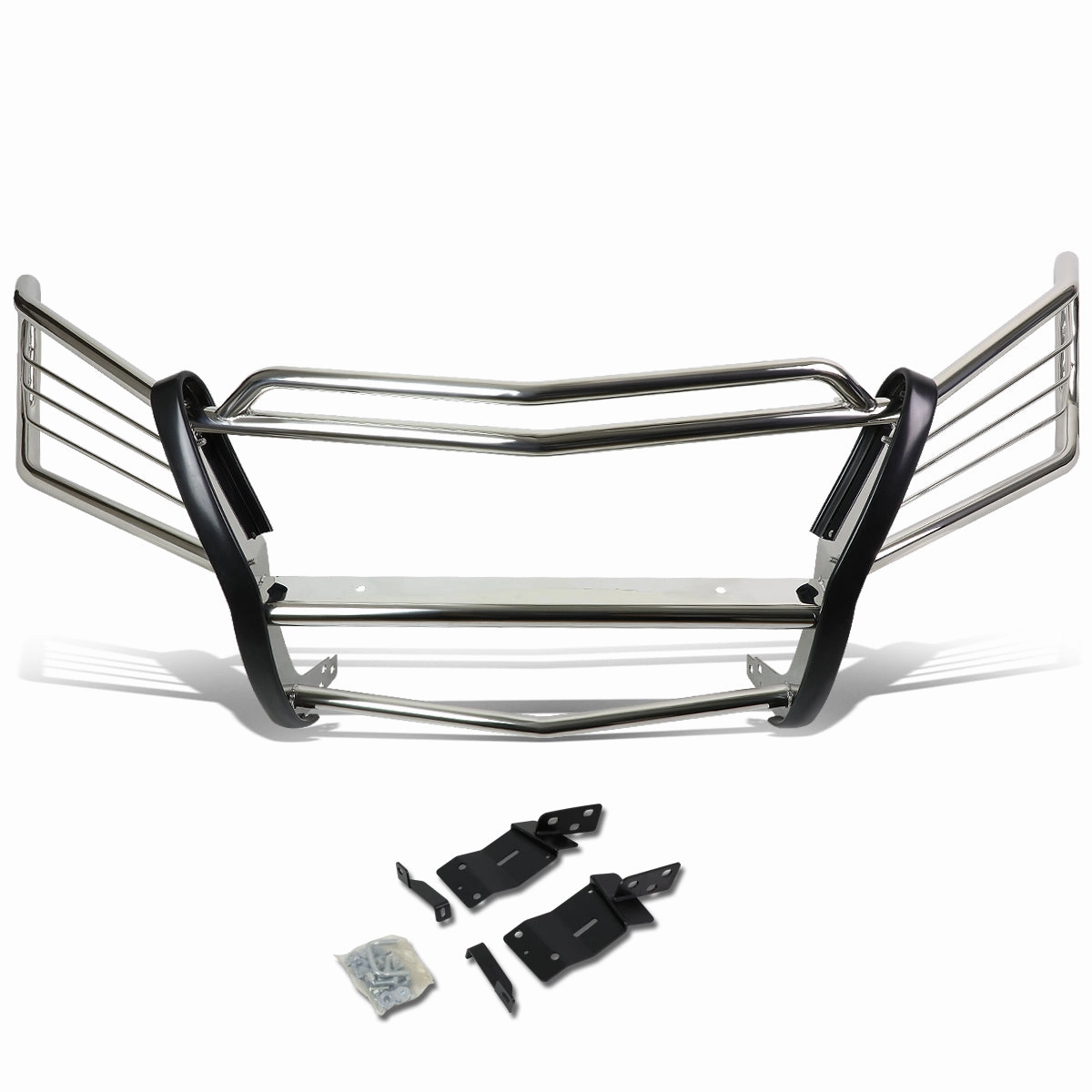 07-12 Mercedes-Benz GL320 GL350 GL450 GL500 GL550 Brush Grille Guard - Stainless Steel