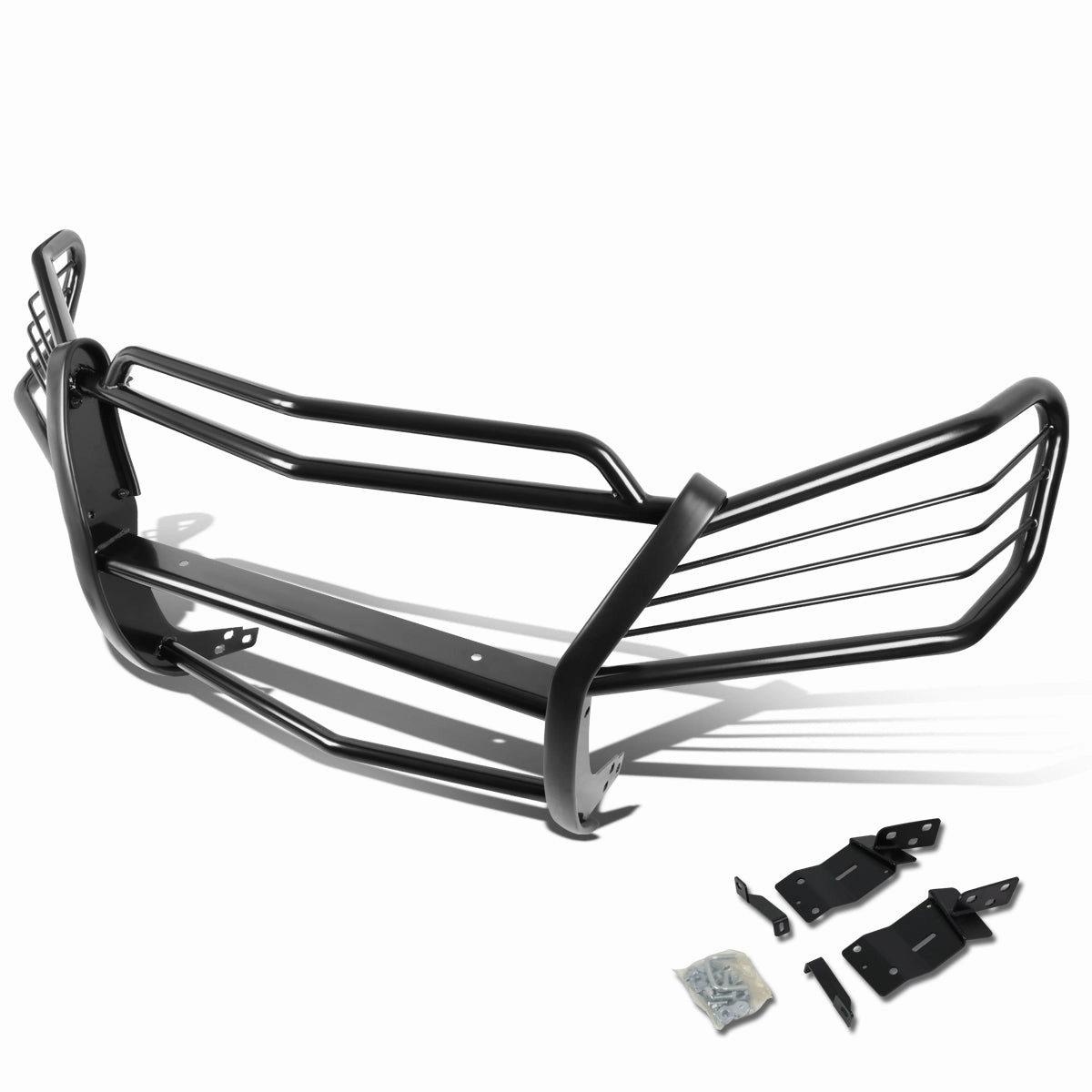 07-12 Mercedes-Benz GL320 GL350 GL450 GL500 GL550 Brush Grille Guard - Steel -Black