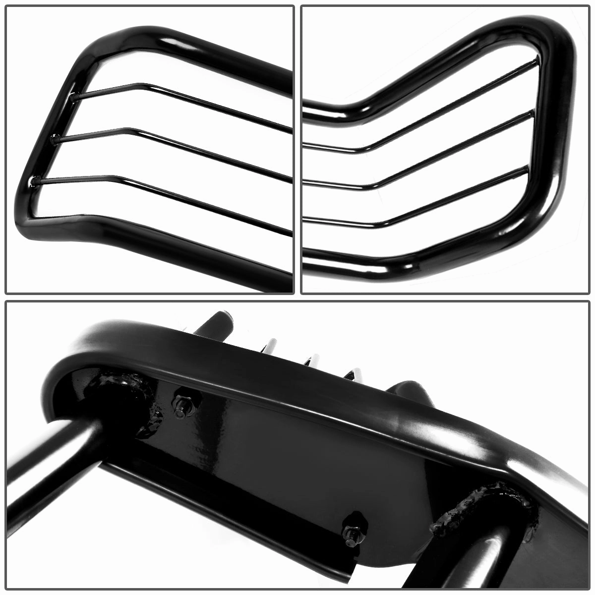 07-12 Mercedes-Benz GL320 GL350 GL450 GL500 GL550 Brush Grille Guard - Steel -Black