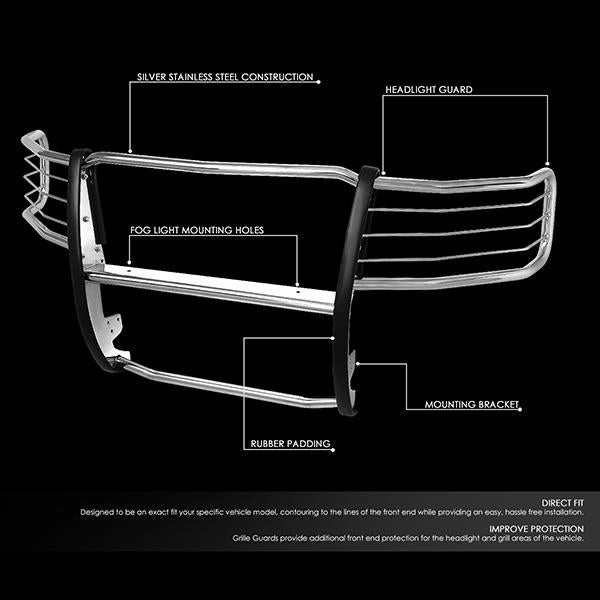 07-13 Chevy Silverado 1500 Brush Grille Guard - Stainless Steel