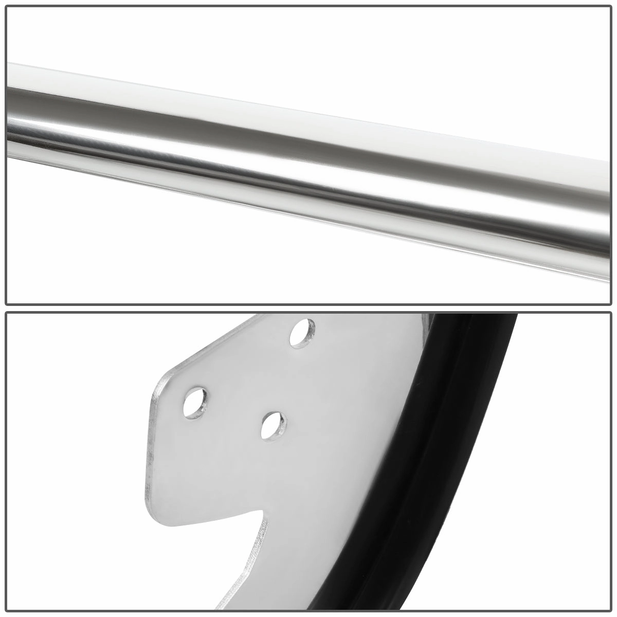 07-13 Chevy Silverado 1500 Brush Grille Guard - Steel - Stainless Steel