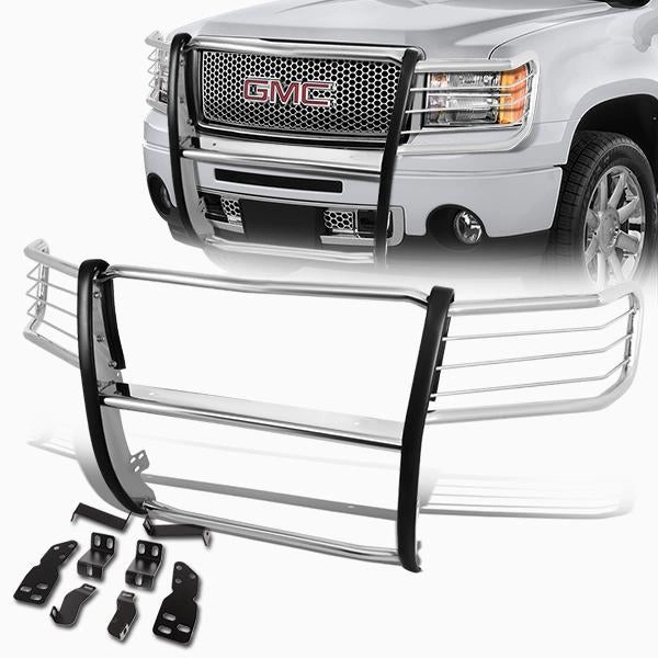 07-13 GMC Sierra 1500 Brush Grille Guard - Stainless Steel