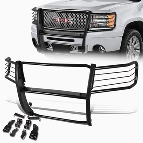 07-13 GMC Sierra 1500 Brush Grille Guard - Steel - Black