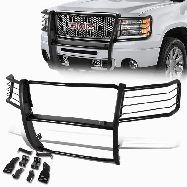 07-13 GMC Sierra 1500 Brush Grille Guard - Steel - Black