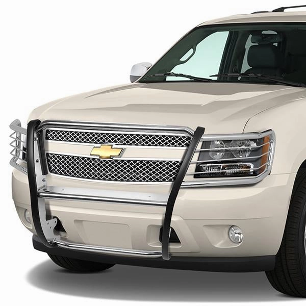 07-14 Chevy Suburban 1500 Avalanche Tahoe Brush Grille Guard - Stainless Steel