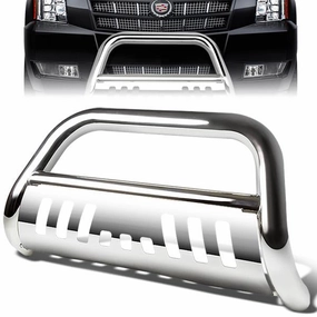 07-14 Chevy Suburban GMC Yukon XL 1500 Bull Bar w/Skid Plate - Stainless Steel