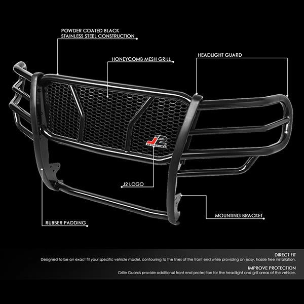 07-14 Chevy Tahoe Suburban Avalanche 1500 Brush Grille Guard - Moneycomb Mesh
