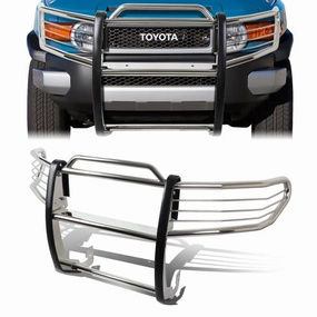 07-14 Toyota FJ Cruiser Brush Grille Guard - Stainless Steel
