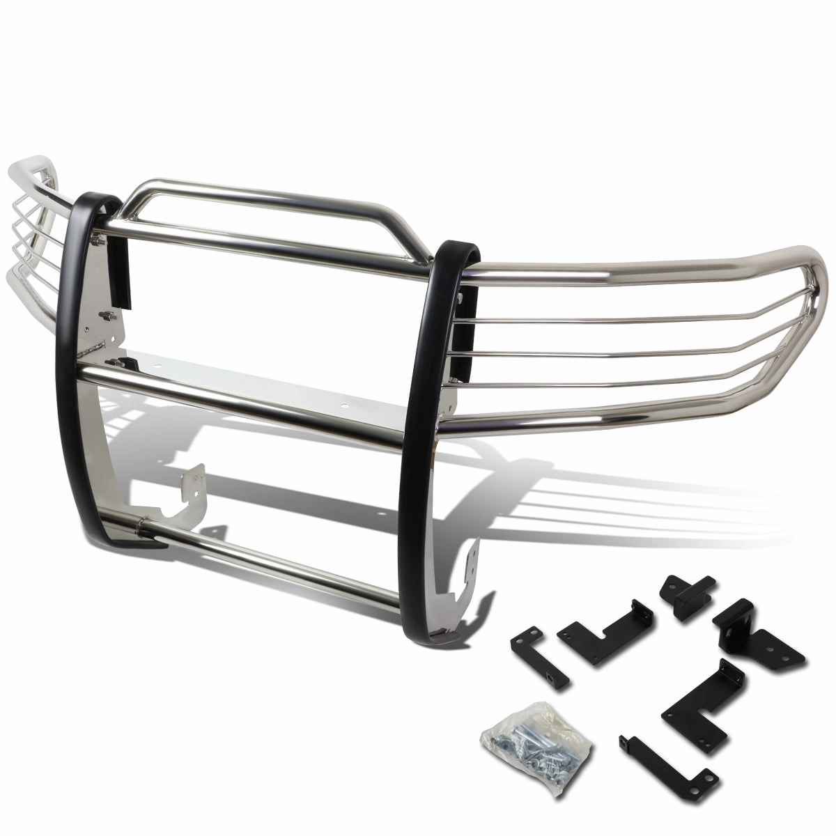 07-14 Toyota FJ Cruiser Brush Grille Guard - Stainless Steel