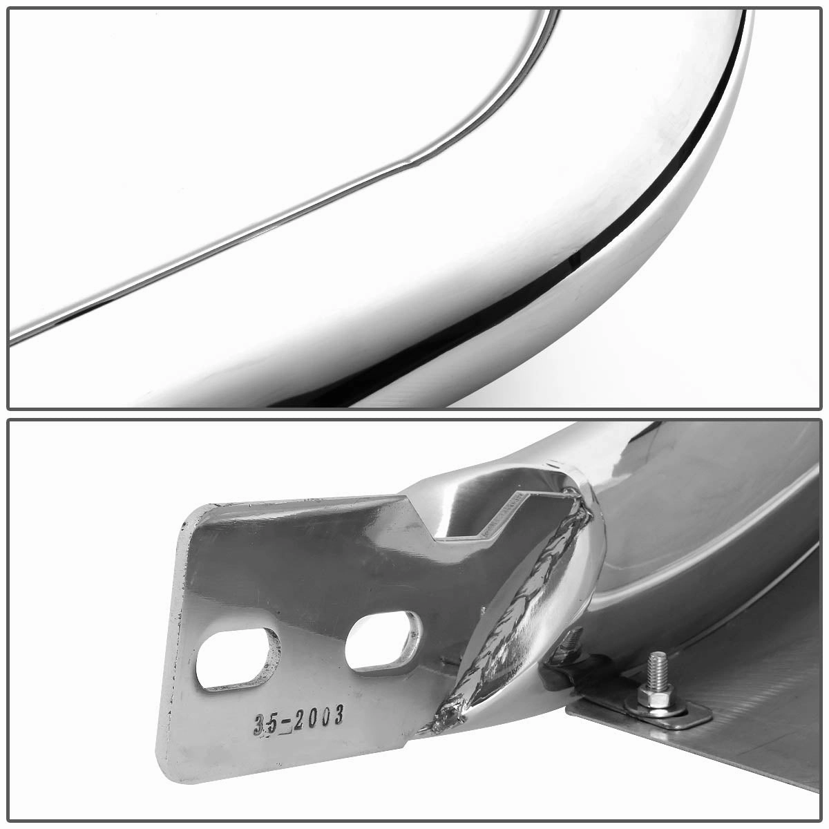 07-14 Toyota FJ Cruiser Bull Bar w/Skid Plate - Stainless Steel