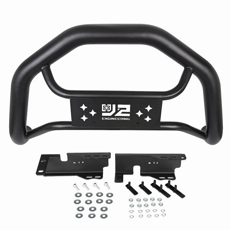 07-18 Chevy Silverado GMC Sierra 1500 Front Bumper Grille Guard - Carbon Steel