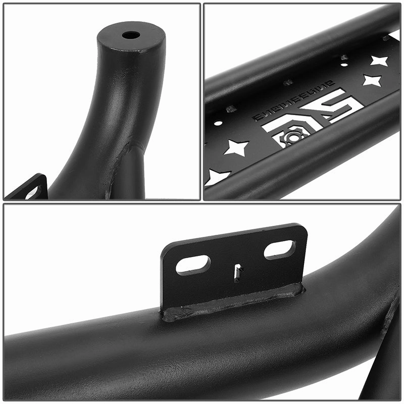 07-18 Chevy Silverado GMC Sierra 1500 Front Bumper Grille Guard - Carbon Steel