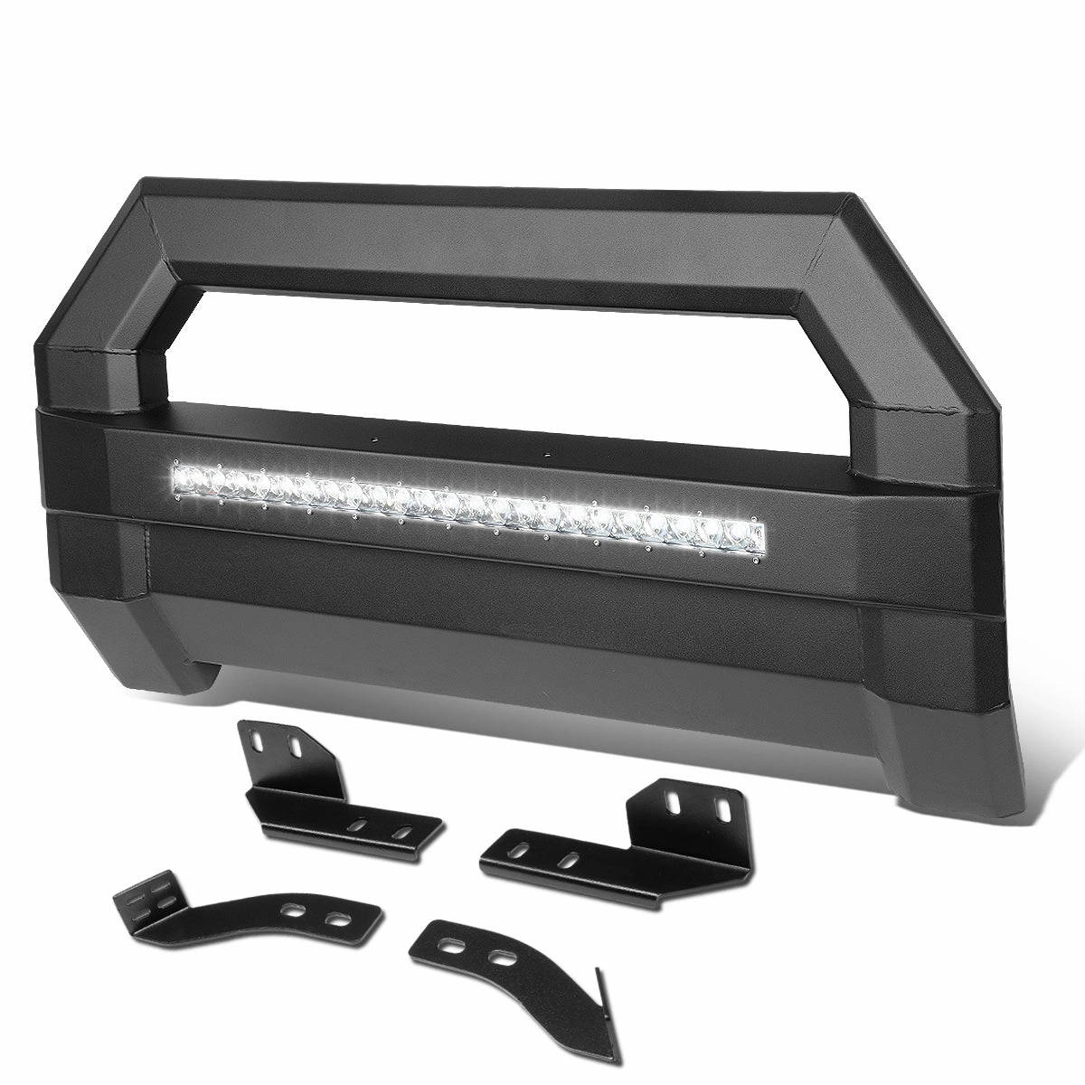 07-18 Toyota Tundra LED Bull Bar w/License Plate Relocation Kit