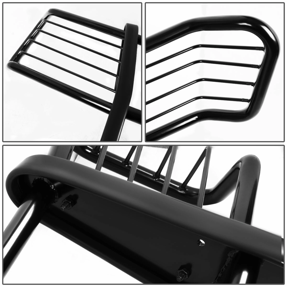 08-10 Ford F250 F350 F450 F550 Super Duty Brush Grille Guard - Steel - Black