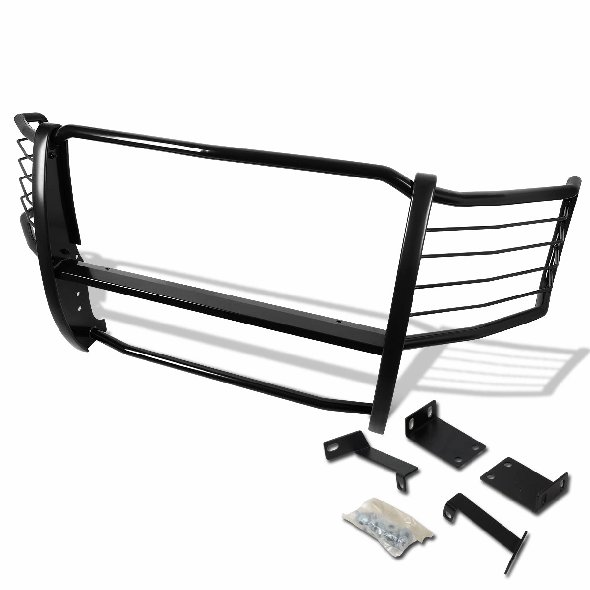 08-10 Ford F250 F350 F450 F550 Super Duty Brush Grille Guard - Steel - Black