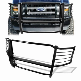 08-10 Ford F250 F350 F450 F550 Super Duty Brush Grille Guard - Steel - Black