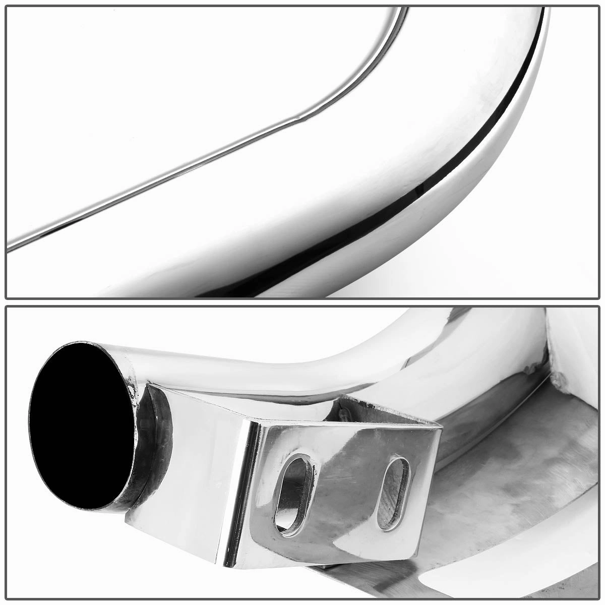 08-13 Toyota Highlander Bull Bar w/Skid Plate - Stainless Steel