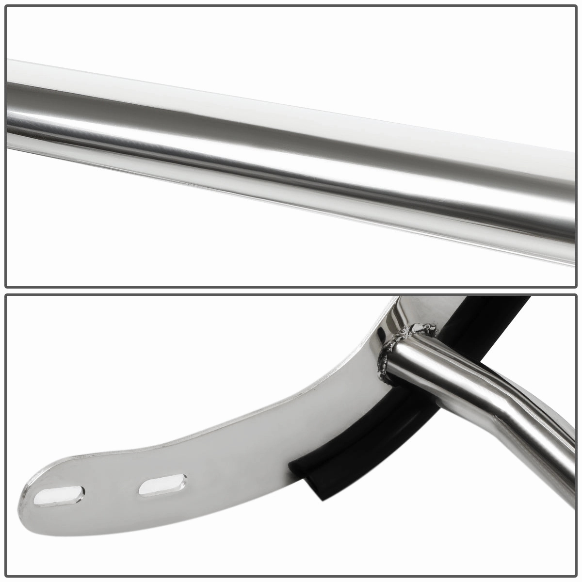 08-15 Toyota Land Cruiser Brush Grille Guard - Stainless Steel