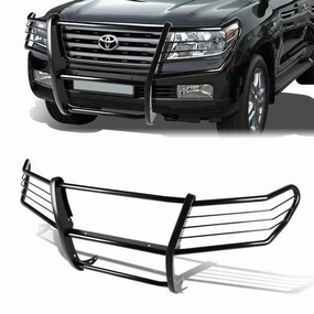 08-15 Toyota Land Cruiser Brush Grille Guard - Steel - Black