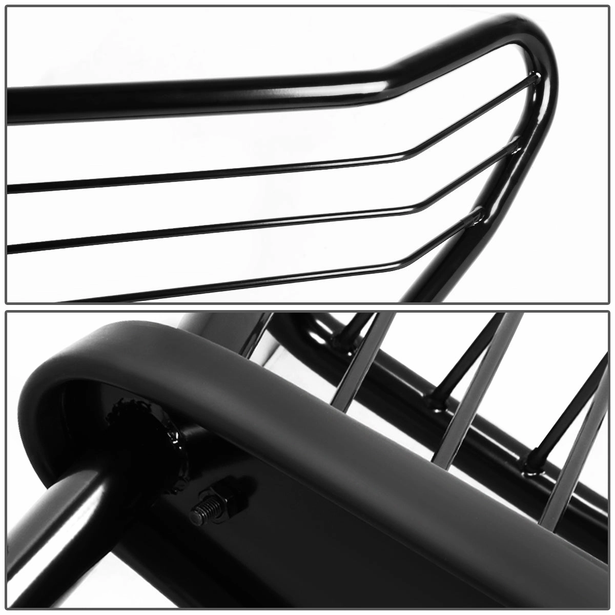 08-15 Toyota Land Cruiser Brush Grille Guard - Steel - Black