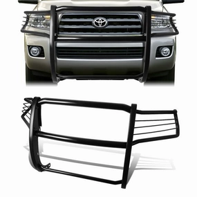 08-16 Toyota Sequoia Brush Grille Guard - Steel - Black