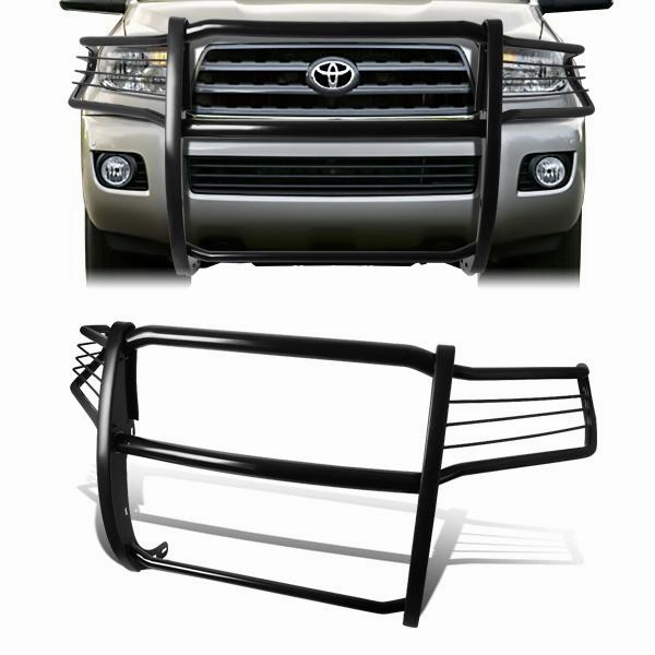 08-16 Toyota Sequoia Brush Grille Guard - Steel - Black