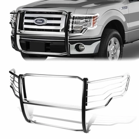 09-14 Ford F150 Brush Grille Guard - Stainless Steel