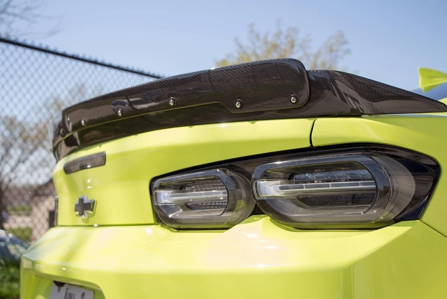 2016-2024 CHEVY CAMARO CARBON FIBER SPOILER WICKER BILL