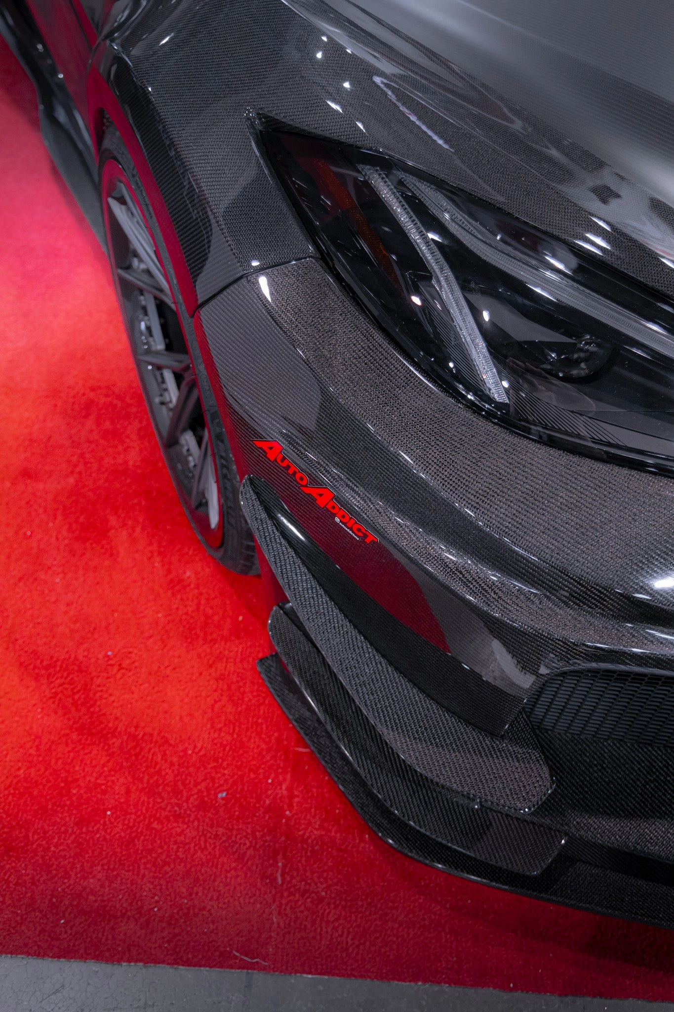 2020-2024 Corvette C8 Deluxe Wide Track Package Full Carbon Fiber Kit Bumper to Bumper