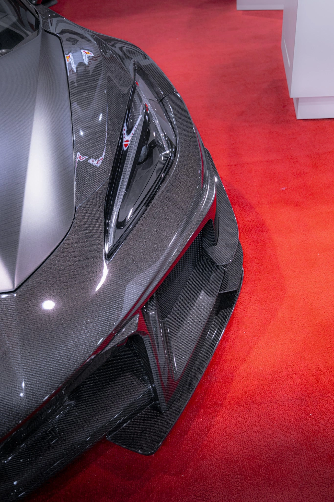 2020-2024 Corvette C8 Deluxe Wide Track Package Full Carbon Fiber Kit Bumper to Bumper