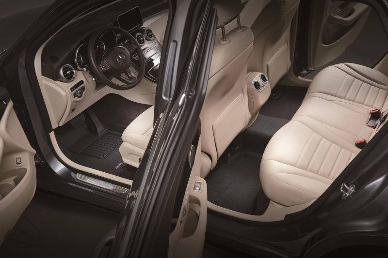 3D MAXpider 20  Hyundai Sonata Kagu 1st & 2nd Row Floormats - Black