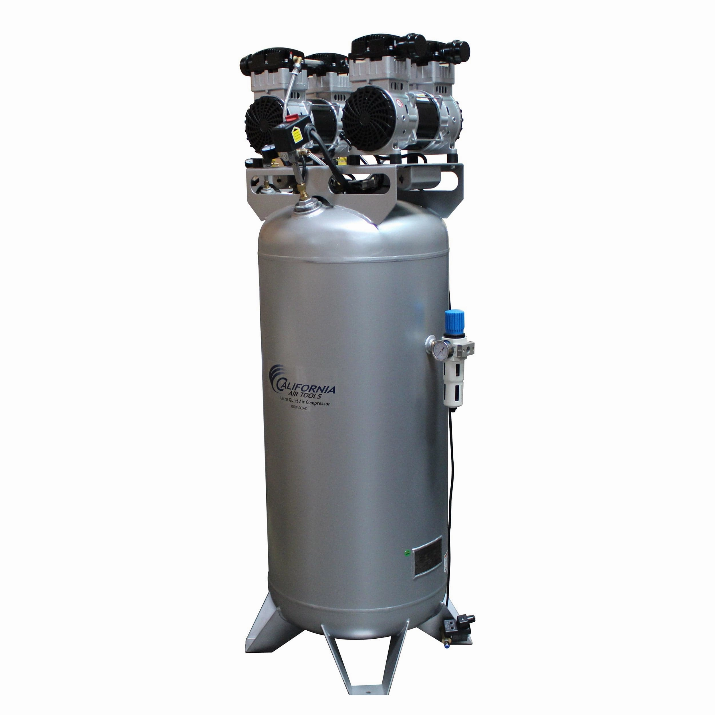 4HP 60 Gallon Oil-Free Steel Tank Air Compressor with Auto Drain Valve