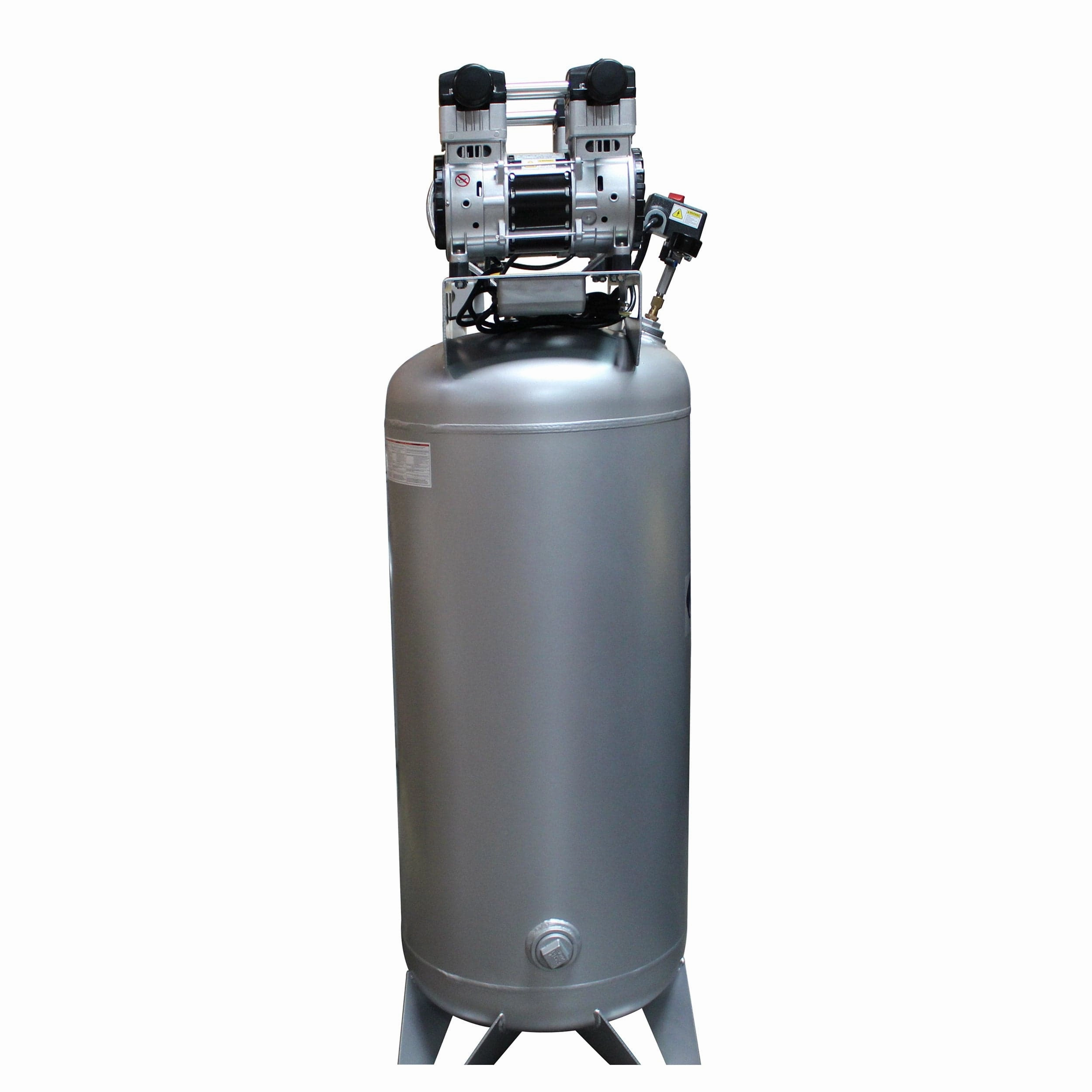 4HP 60 Gallon Oil-Free Steel Tank Air Compressor with Auto Drain Valve