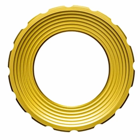 Absolute Black Center Lock Rotor Lockring Gold