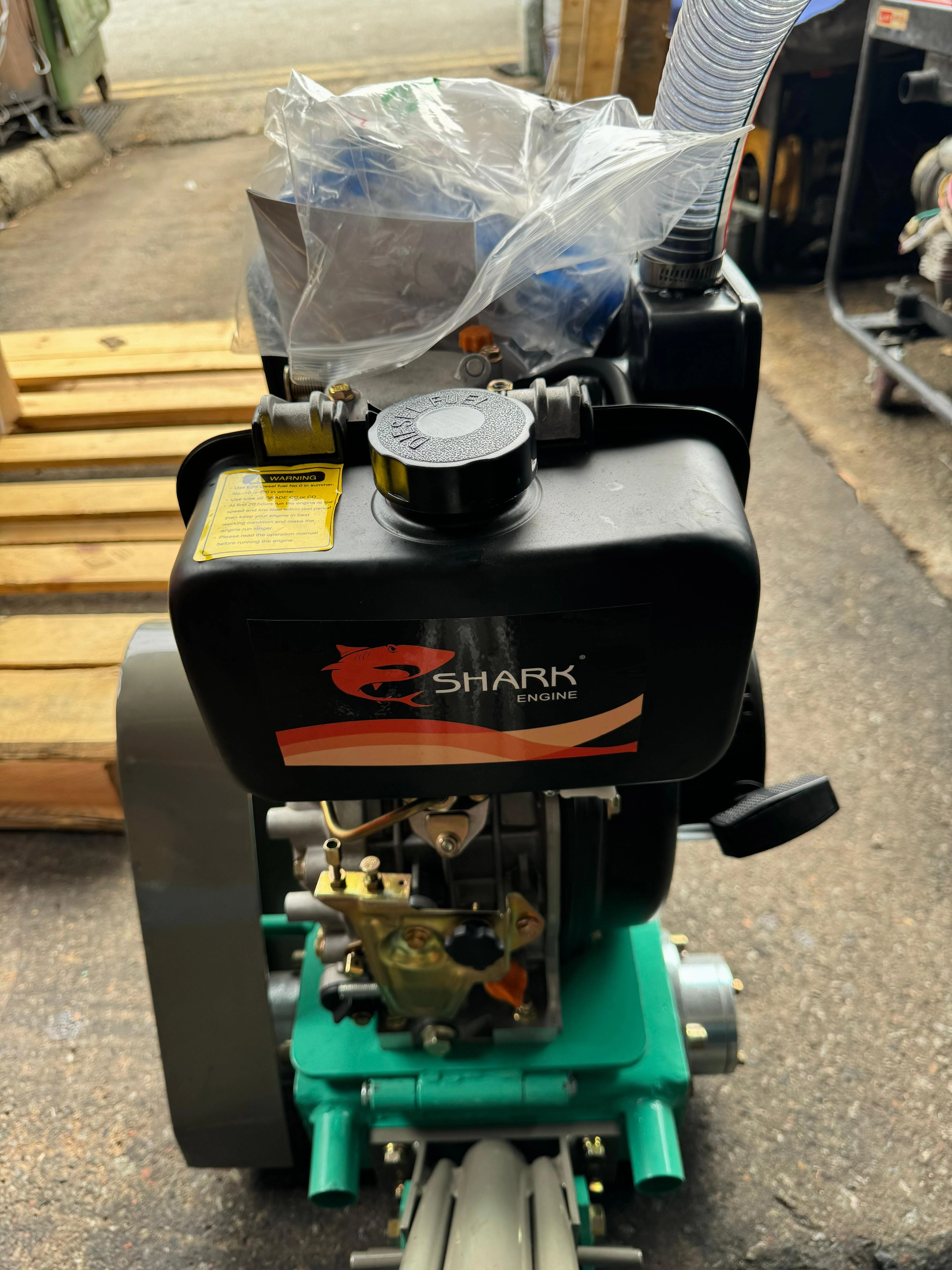 Aiko Floor Scarifying Machine with Diesel Engine 178F Double Air Filter | Model : CNXB